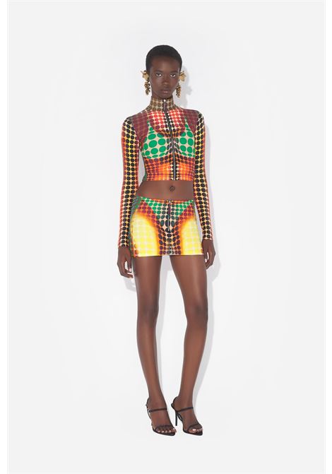 top high neck ls donna multicolor JEAN PAUL GAULTIER | 26/01-W-TO443-J042P155060